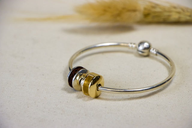 10K Yellow Gold Large Herd Bead