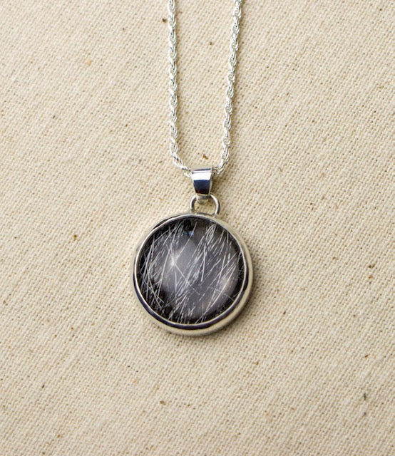 Fur Circle Pendant