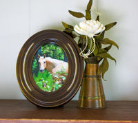 Deluxe Oval Horsehair Frame