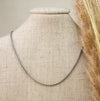 Oxidized Sterling Silver Chain