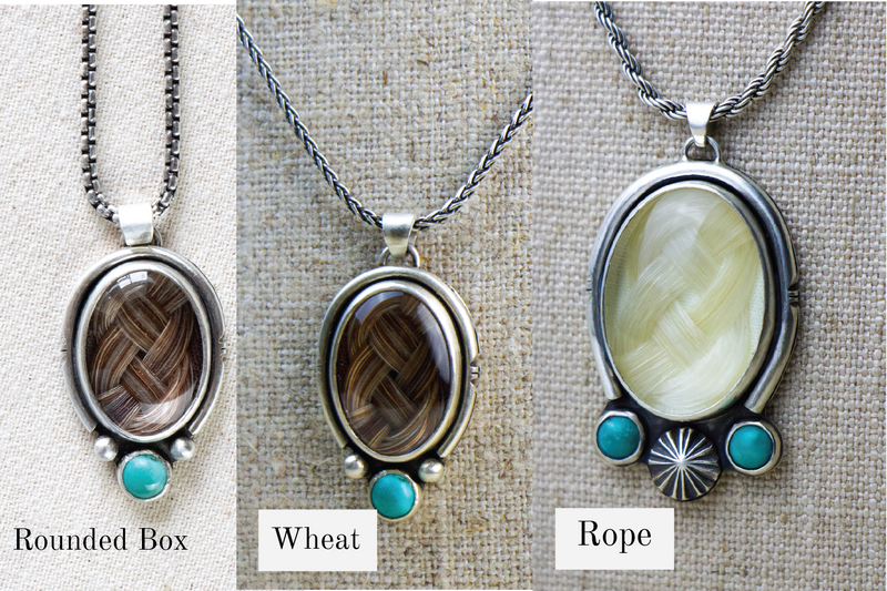 Oxidized Sterling Silver Chain