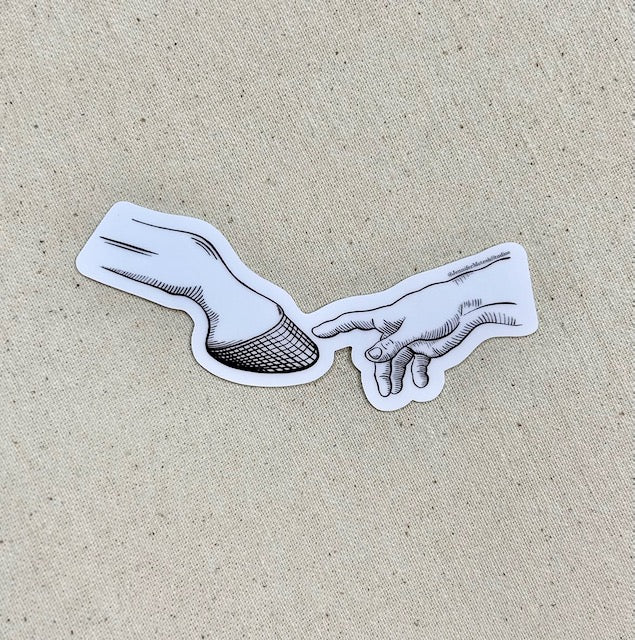 The Touch Of A Horse Sticker
