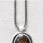 Oxidized Sterling Silver Chain