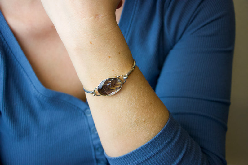 Horsehair Hook Eye Bracelet Jennifer Metesh Studios