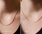 Horsehair Oval Necklace- Small Glass
