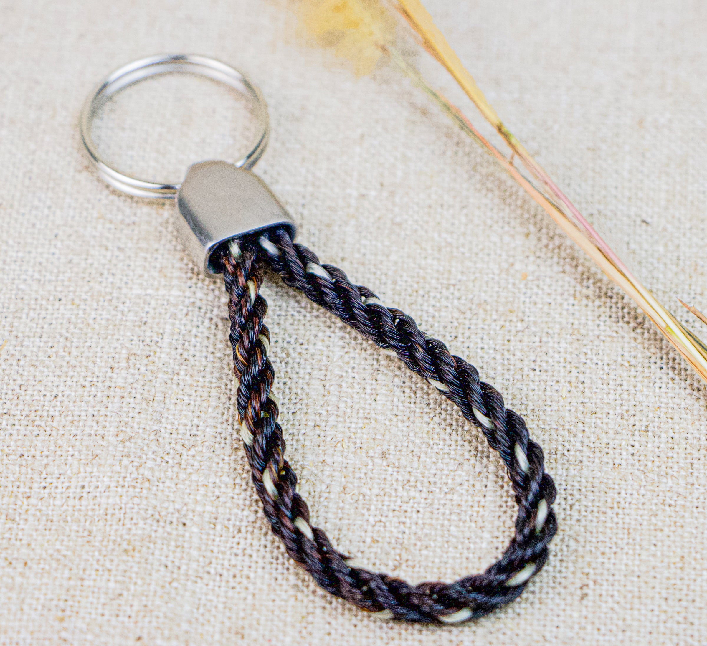 Braided Horsehair Loop Keychain – Jennifer Metesh Studios