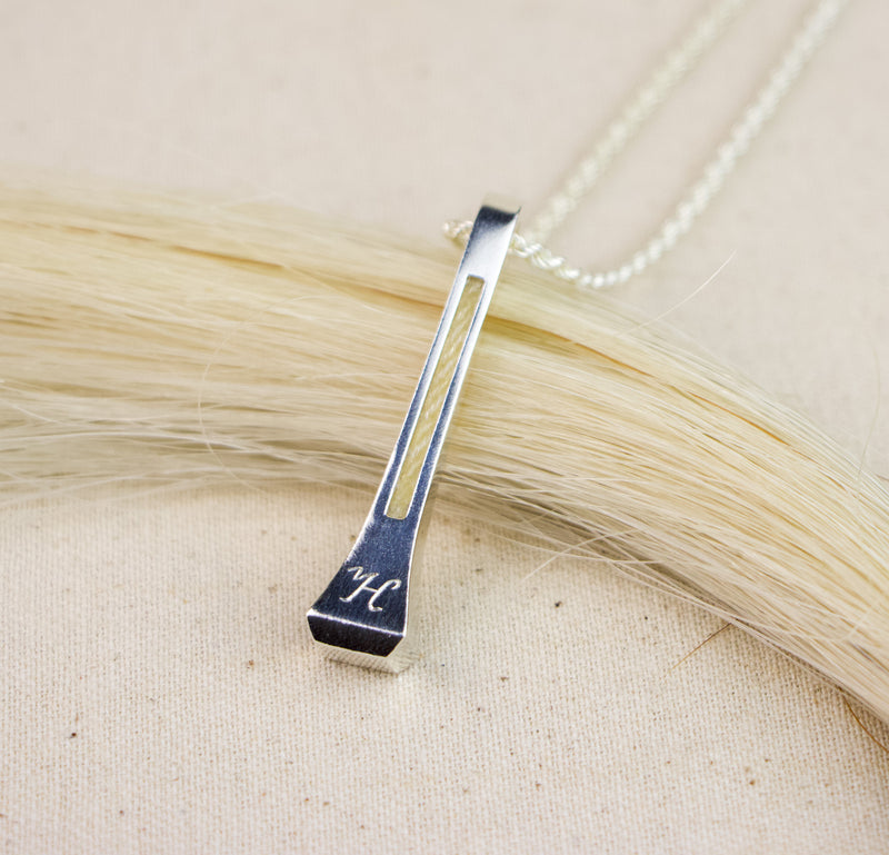 Horseshoe Nail Necklace Jennifer Metesh Studios